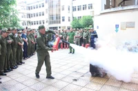 Tập huấn phòng cháy và công cụ hỗ trợ cho hơn 700 đội viên thuộc lực lượng cơ sở tại phường Giảng Võ