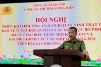 Trước 'giờ G' bầu cử, Công an phường Long Biên sẵn sàng phương án bảo đảm an ninh trật tự