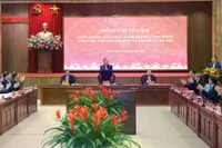 Tổng Bí thư Tô Lâm cùng Thủ tướng Chính phủ, Chủ tịch Quốc hội làm việc với thành phố Hà Nội