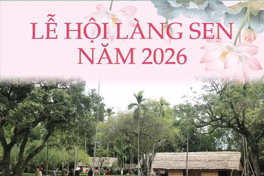 Lễ hội Làng Sen năm 2026