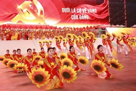 “Dưới lá cờ vẻ vang của Đảng”: Bản tráng ca nghệ thuật chào mừng thành công của Đại hội Đảng lần thứ XIV