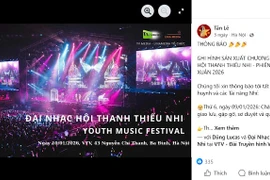 VTV khẳng định không sản xuất “Đại nhạc hội Thanh thiếu nhi – Youth Music Festival”