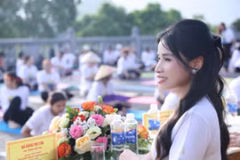 Á hậu Đặng Thị Tân cùng hàng trăm người lan tỏa thông điệp sống khỏe tại Tam Chúc
