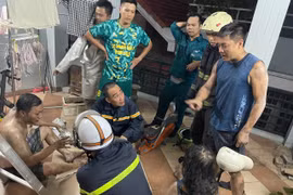 Công an và nhân dân phường Phương Liệt kịp thời cứu nạn 4 người thoát khỏi đám cháy lúc rạng sáng