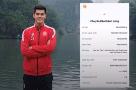 Tiến Linh 'ghi điểm' ngoài sân cỏ