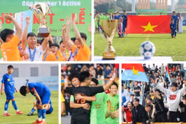 Khoảnh khắc ấn tượng ngày bế mạc giải bóng đá học sinh THPT Hà Nội 2025