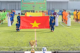 Toàn cảnh lễ bế mạc Giải bóng đá học sinh An ninh Thủ đô 2025