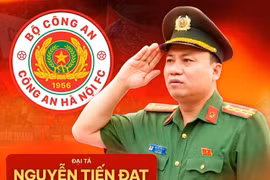 Đại tá Nguyễn Tiến Đạt giữ chức vụ Chủ tịch CLB Công an Hà Nội