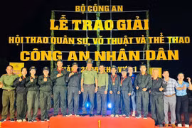 Đoàn CATP Hà Nội đã có 6 huy chương tại Hội thao CAND 2026
