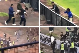 Phẫn nộ hình ảnh cổ động viên Indonesia "gặp ai đánh nấy", hành hung cả phóng viên ở giải châu Á