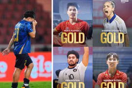 Bóng đá Thái Lan 'thất bại toàn tập' tại SEA Games trên sân nhà