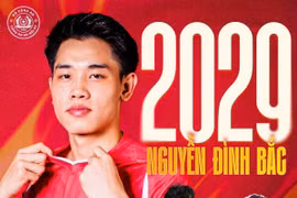 Đình Bắc tiếp tục cống hiến cho Công an Hà Nội FC tới năm 2029