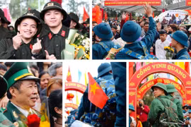 Xúc cảm ngày hội tòng quân tại Sóc Sơn