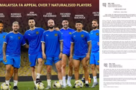 Yêu cầu tước quốc tịch 7 cầu thủ Malaysia nhập 'lậu', xử lý hình sự những kẻ tiếp tay