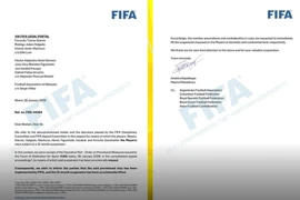 FIFA chính thức báo tin vui cho 7 cầu thủ "nhập lậu" của tuyển Malaysia