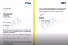 FIFA chính thức báo tin vui cho 7 cầu thủ "nhập lậu" của tuyển Malaysia