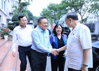 Hình ảnh Tổng Bí thư Tô Lâm tiếp xúc cử tri Hà Nội trước kỳ họp thứ 9 - Quốc hội khóa XV