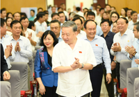 Hình ảnh Tổng Bí thư Tô Lâm tiếp xúc cử tri Hà Nội trước kỳ họp thứ 9 - Quốc hội khóa XV