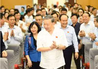 Hình ảnh Tổng Bí thư Tô Lâm tiếp xúc cử tri Hà Nội trước kỳ họp thứ 9 - Quốc hội khóa XV