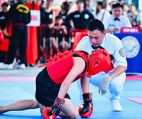 Quyết liệt màn đấu đối kháng giải vô địch trẻ võ cổ truyền quốc gia 2025