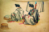 Thiếu nữ đẹp mơ màng trong tranh Ngô Minh Cầu