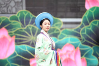 Nét duyên dáng và dịu dàng của nữ chiến sỹ Công an nhân dân trong tà áo dài truyền thống