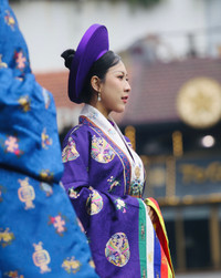 Nét duyên dáng và dịu dàng của nữ chiến sỹ Công an nhân dân trong tà áo dài truyền thống