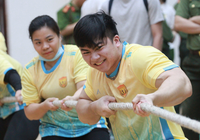 [ẢNH] Sôi nổi hội thao thanh niên Công an Thủ đô 2021