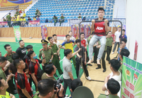 [ẢNH] Sôi nổi hội thao thanh niên Công an Thủ đô 2021