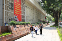 Hà Nội trang hoàng rực rỡ trước ngày bầu cử