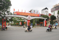 Hà Nội trang hoàng rực rỡ trước ngày bầu cử