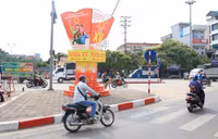 Hà Nội trang hoàng rực rỡ trước ngày bầu cử