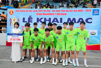 Nữ sinh Hà Nội khoe sắc trong ngày hội bóng đá học sinh An ninh Thủ đô