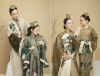 NTK Vũ Việt Hà dùng tơ sen may áo dài làm quà tặng Hà Nội nhân dịp tròn 1010 năm tuổi