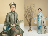 NTK Vũ Việt Hà dùng tơ sen may áo dài làm quà tặng Hà Nội nhân dịp tròn 1010 năm tuổi