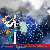 Đề cao cảnh giác tai nạn điện trong mùa mưa bão