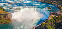 Vẻ đẹp mùa đông ở thác nước Niagara được ví như xứ sở thần tiên