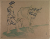 Nhớ về nông thôn Việt Nam qua tranh của các họa sĩ