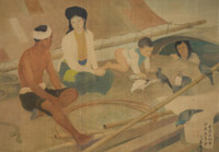 Các bức tranh về phụ nữ Việt Nam lập kỷ lục trên sàn đấu giá quốc tế