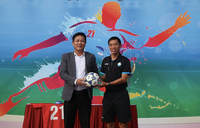 Toàn cảnh lễ khai mạc giải bóng đá học sinh THPT Hà Nội 2022