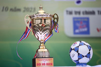 Toàn cảnh lễ khai mạc giải bóng đá học sinh THPT Hà Nội - An ninh Thủ đô 2023