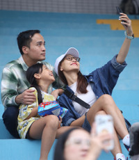 Toàn cảnh lễ khai mạc giải bóng đá học sinh THPT Hà Nội - An ninh Thủ đô 2023