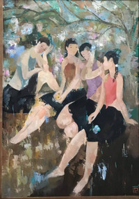 [Ảnh] Ngắm những nàng thơ trong tranh của các họa sĩ Việt