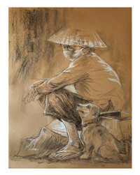 Tình người Sài Gòn trong đại dịch qua những nét vẽ 