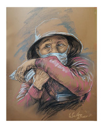 Tình người Sài Gòn trong đại dịch qua những nét vẽ 