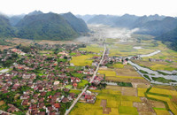 Ngắm mùa vàng Bắc Sơn từ trên cao