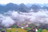 Ngắm mùa vàng Bắc Sơn từ trên cao