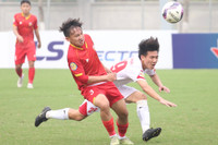 Cầu thủ Viettel phấn khích ăn mừng chức vô địch U17 quốc gia