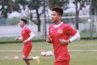 Đoàn Văn Hậu cùng CLB Công an Hà Nội 'luyện công' chờ V-League trở lại