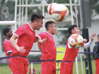 Đoàn Văn Hậu cùng CLB Công an Hà Nội 'luyện công' chờ V-League trở lại